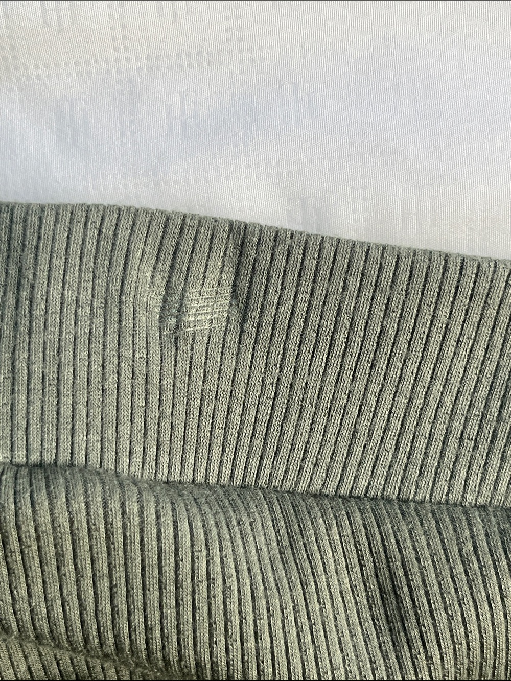 By Together Wide-Leg Knit Ribbed Pants in Olive Green - Picture 6 of 6